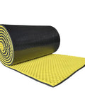 Pro Grade Egg Crate Acoustic Foam Rolls For Studio Walls, Zero Hassle Peel And Stick Sound Dampening Pads To Kill Echo, Fire Retardant Noise Control Panels Easy Trim, yellow foam roll.