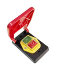 Off Marking Push Button Big Panel Magnet Electromagnetic Switch For Industrial Power Control With Under Voltage Protection Durable Construction Ideal For Control Panels And Heavy Duty Applications YCZ3BD, red cover open