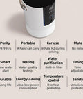 3 In 1 Hydrogen Inhalation And Water Generator with Ultra Pure Hydrogen 99.996 Percent features and benefits overview.