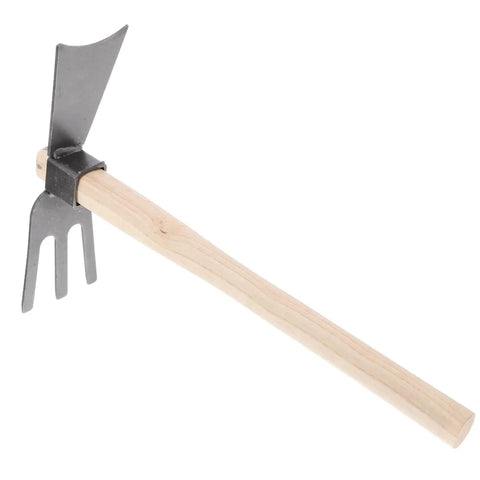 Dual Head Cultivator Garden Hoe For Lightweight Outdoor Yard Work Portable Sturdy Metal Garden Tool Weeding Tilling And Plant Care