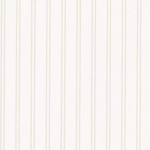 Paintable beadboard wallpaper with pre-pasted backing, featuring vertical lines for a classic beadboard look.
