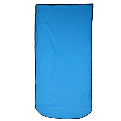 Versatile Sleeping Liner For Camping And Backpacking, Lightweight And Cozy, Skin Friendly And Breathable, Blue full view