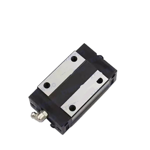 Premium Linear Guide Slider Block for CNC and Robotics Black Finish Smooth High Load Carriage for Precise Motion