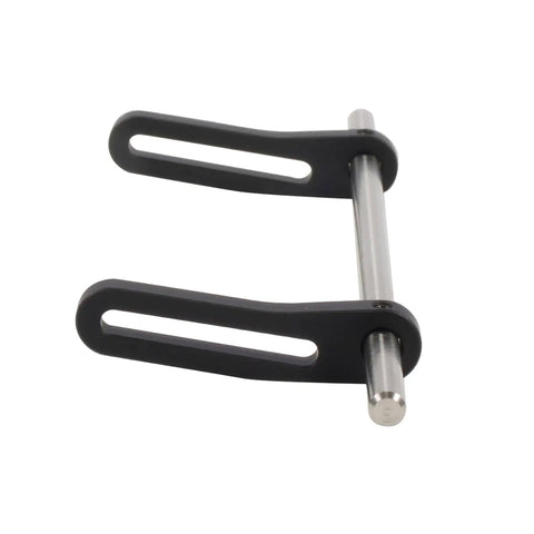 Beefed Up Aluminum Modular RC Crawler Bumper Set bracket piece, part of 1/10 scale DIY black set for SCX10 TRX4 LCG rigs Gspeed