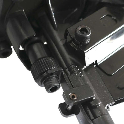 Close-up of nail depth adjustment knob on 21 Degree 3-1/4 Inch Full Round Head Framing Nailer With Depth Adjustment For Quick Drive Power, Rips Through 2 To 3-1/4 Inch Plastic Collated Nails, Pro Grade, Beast On The Job Site, NR83A Compatible