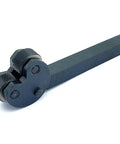 Pro Grade Pivot Head Knurling Tool With Diamond Metric Pattern For Lathes, Half Inch Square Shank, Medium Size, Hardened Alloy Steel Knurls.
