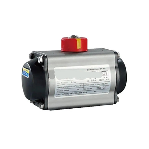 Heavy Duty Pneumatic Aluminum Rack And Gear Linear Rotary Cylinder Actuator With Single And Double Acting Operation For Industrial Automation Aluminum Body One Half Inch Size