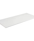Heavy Duty Production Workbench With 72 Inch Wide By 30 Inch Deep One And A Quarter Inch Thick ESD Laminate Safety Edge 5000 Pound Capacity Blue