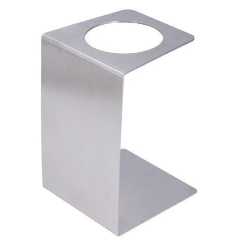Killer Heavy Duty Stainless Steel Reusable Coffee Drip Stand For Pour Over V60 Filters And Slow Brew Pots Rust Resistant Barista Rack side view