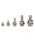 Stainless Steel Fastener Set 320Pcs 2mm to 5mm Metric Assortment with Hex Socket Button Head Screws Nuts Bolts and Washers