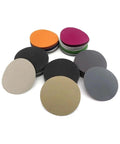 30 Pc Four Inch Silicon Carbide Sanding Discs With Hook And Loop Backing for super fast polishing, showcasing diverse grit colors and finishes.