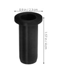 Premium 8 Pack Black Plastic Oarlock Bushings For Kayaking And Boating Upgrades Oar Protection Plus Universal Fit Hardware Socks To Keep Your Paddles Smooth And Dang Free From Dents., black plastic bushing 0.9 in x 1.57 in