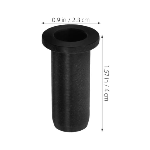 Premium 8 Pack Black Plastic Oarlock Bushings For Kayaking And Boating Upgrades Oar Protection Plus Universal Fit Hardware Socks To Keep Your Paddles Smooth And Dang Free From Dents., black plastic bushing 0.9 in x 1.57 in