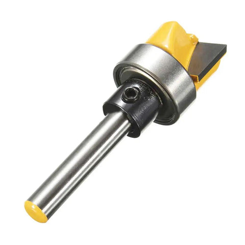 One Quarter Inch Shank Flush Trim Hinge Mortising Router Bit With Ball Bearing For Hinge Mortises, Three Quarter Inch Cutting Diameter