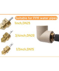Three Pack PPR Lifting Stepped Drill Bits For Water Pipe Repair And Deburring, Titanium Coated High Carbon Steel