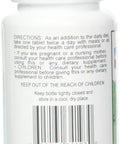 Back view of Lithium Orotate 120 Mg Tablets Supplement Three Pack Of 200 Count Each For Mood Balance Focus And Calm Easy Daily Dose