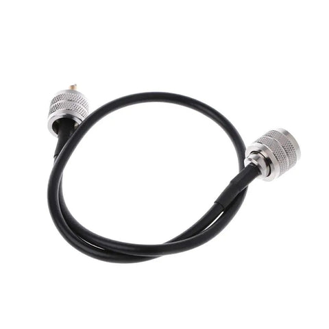 RF Coaxial Cable Connector UHF PL259 Male To PL259 Male RG58 Pigtail Cable 50cm coiled view