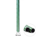 Heavy Duty 7Ft Garden Stakes Pack Of 25 Plastic Coated Steel Plant Supports showing 5/8 inch diameter detail