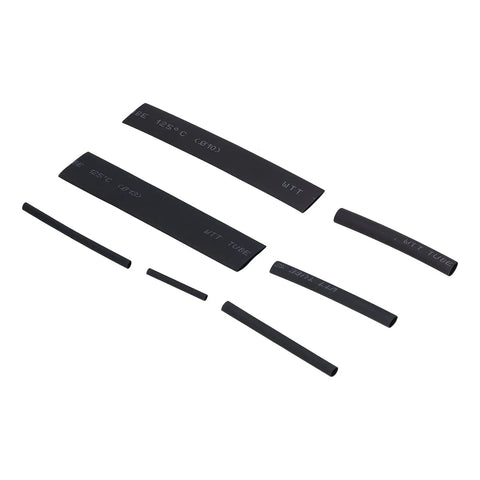 Must Have 170Pcs Heat Shrink Tubing Kit For Pro Grade Electrical Insulation Super Durable Polyethylene That Protects Wires From Overheating And Damage Perfect For Daily Auto Maintenance And Heavy Duty Cable Repair Jobs. black polyethylene heat shrink tubing set in multiple sizes