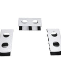 Slick Silver Under Desk Laptop Mount With Solid Aluminum Shelf And Anti Scratch Silicone Pads hardware clips for desk installation.