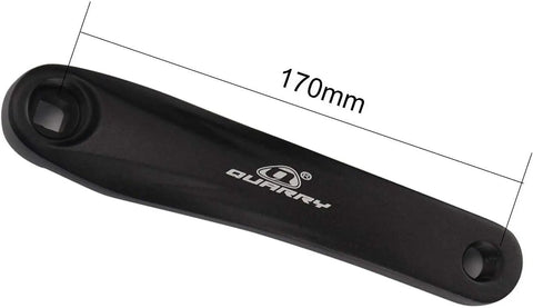 Aluminum 6061 T6 crank arm from Triple Chainring Crankset 24T 34T 42T 170mm Aluminum 6061 T6 Crank Arms With Iron Chainrings 104mm BCD