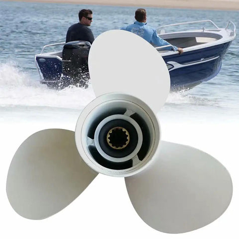 Outboard Boat Propeller 11 5 8 Inch Diameter 11 Inch Pitch 3 Blade 13 Spline For Yamaha Outboards 25HP Through 60HP Fits 1984 And Newer Engines Model 69W 45947 00 00 Compatible Drop In Replacement High Quality