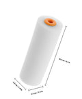 Twelve Pack Nifty Little Mini Sponge Rollers With Cushioned Handles For Walls And Detail Work Gives You A Straight Up Flawless Coat Every Time Super Simple Cleanup Built Solid For Daily Hustle, white foam roller size 10.5 cm by 3.5 cm.