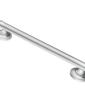 16 Inch Chrome Bathroom Grab Bar With Comfort Grip Pad For No Slip Stability And Safer Bathing Heavy Duty Support