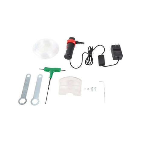Pro Grade Electric Tile Bevel Cutter With 1200w Motor And 13000 RPM Spin For Slick 45 Degree Ceramic Edges Using Low Dust Tech parts kit including various tools and accessories.