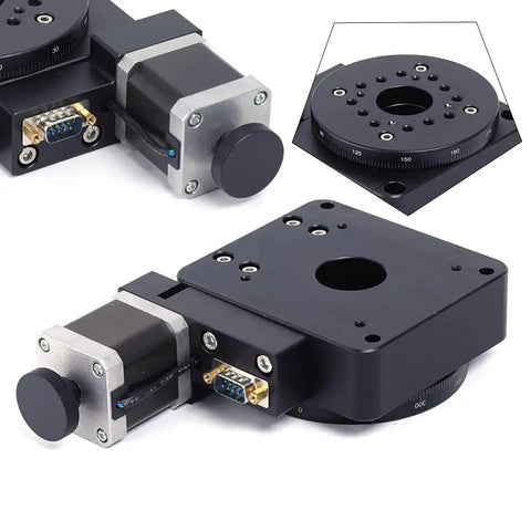 Motorized 100mm Optical Rotation Platform With High Precision Electric Rotation Stage for precise positioning