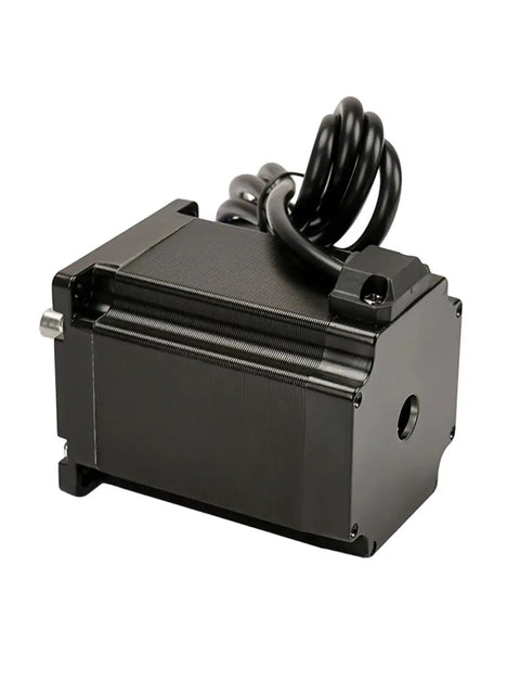 Hella Smooth Nema23 Stepper Motor Paired With Planetary Gearbox 4 To 1 Ratio Speed Reducer For Cnc Builds and Diy Robot Arms.