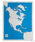 North America map from 8 Laminated Unlabeled Control Maps Set For Geography Montessori Classroom Grade Durable Maps For Hands On Learning Africa Asia Europe North America South America Australia USA World Map