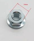 Left Hand Thread Nut M8x1.25 For String Trimmer Gear Case Replaces Shaft Nut with 13mm steel construction
