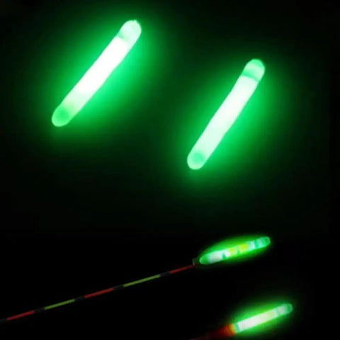 100 Pack Ultra Pro Grade Slim 3Mm Fluorescent Glow Light Sticks for Night Fishing Floats Corks and Terminal Tackle Accessories