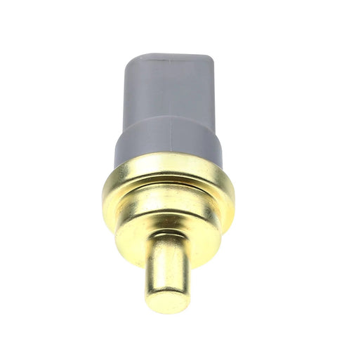 A-Premium engine coolant temperature sensor with gray plastic connector and brass probe.