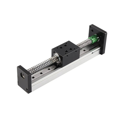 Linear Motion Stage With 150mm Ball Screw Slide And Precision Sliding Table For NEMA 23 Motors, CNC X Y Z Axis Positioning Platform For Milling Machines, Aluminum Body, Smooth Operation, Rock Solid Precision. Aluminum linear stage with ball screw and 40mm rail