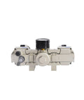 Three Eighths Inch Pneumatic FRL Air Filter Regulator Combination AF3000 AR3000 AL3000 Treatment Unit front view