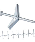 Heavy Duty Drywall Toggle Bolts Kit With Thirty Sets Wall Anchors For Secure Mounting And No Fuss Install At Home Or Office Durable Design Versatile For Hanging Shelves Pictures Cables And Office Gear, metal toggle bolt with wing anchors