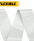 Super Easy Install Flexible Vinyl Baseboard Trim Molding Five Inches Wide And Forty Feet Long Cove Base White Shown in Flex Form