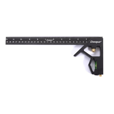 Pro Grade 5 Piece Black Marking Layout Tool Set For Precision Work CNC Machined With Grounded Faces Laser Engraved Scale Anti Rust Coated Finish