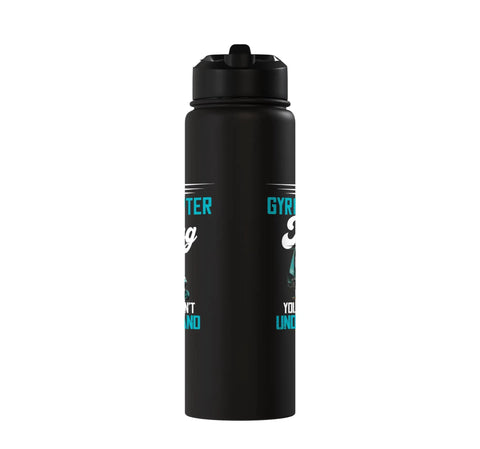Its A Gyrocopter Thing Water Bottle For Flight Crew And Gyroplane Fans Stainless Steel Insulated Bottle Keeps Drinks Cold Or Hot
