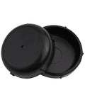 White Patio Furniture Glides 140 Piece Pack Chair Leg Pads Wrought Iron Outdoor Deck Guards Kick Scratches To The Curb And Mute That Pesky Squeak For Stress Free Moving Around The House, round black caps.