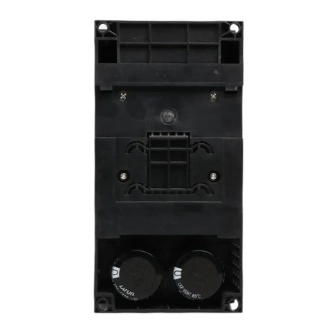 Beefy 11KW To 22KW VFD Drive 220V To 380V Inverter For 3 Phase Motors, Programmable Logic Controller, Motor Speed Controller, 3 Phase Frequency Converter, HE100-11KW Compatible back view with cooling fans