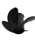 Outboard Propeller 10.3x13 Pitch Four Blade Beefed Up Aluminum Right Hand 13 Spline For Mercury Mariner Marathon Seapro OEM Replacement