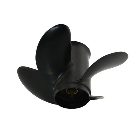 Outboard Propeller 10.3x13 Pitch Four Blade Beefed Up Aluminum Right Hand 13 Spline For Mercury Mariner Marathon Seapro OEM Replacement