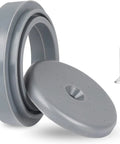 Grey Pre Rinse Spray Valve Repair Kit For Commercial Kitchen Sink Sprayers With Spray Face Bumper And Stainless Screw Replacement Parts Easy Install Durable 2 Inch End Size components close-up