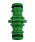 10 Pack Double Male Hose Pipe Connectors In ABS Plastic With Quick Fix Snap On Design, Rubber O-Ring Seals For Easy Garden Watering
