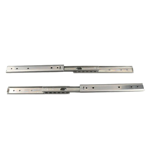 Two Pack 200mm Three Section Full Extension Drawer Slides Featuring Smooth As Butter Gliding for No Fuss Cabinet Access