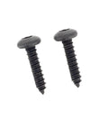 Close-up of two black screws for Fuel Tank Assembly Replacement For ST227S ST227C SS270 BC280 BC210 Mowers OEM 75306250 Replaces 75306883