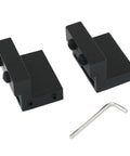 2 Pieces Barn Door Limiter Stop With Wrench Hardware Accessories Pulley Guides Aluminum Track Limiters for sliding doors.